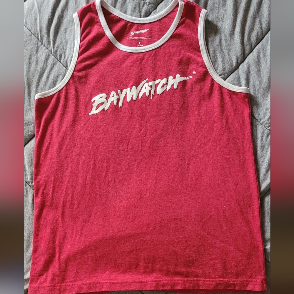 Red Baywatch Tank Top